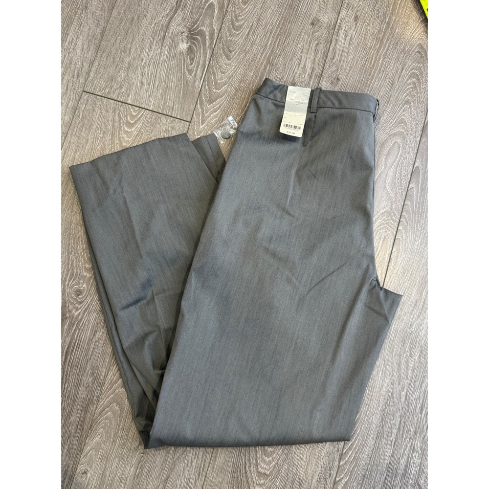 Y2K (NWT) Womens 12 Worthington Modern‎ Fit Gray Pants Stretch Career Trousers